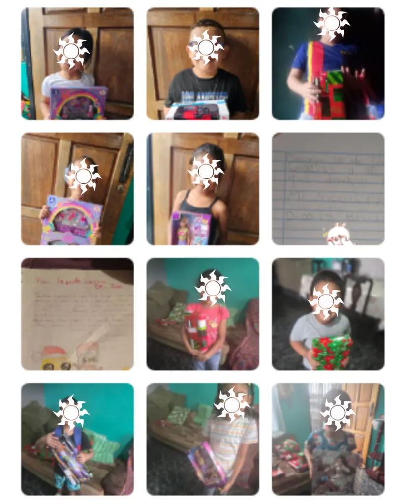 Regalos entregados